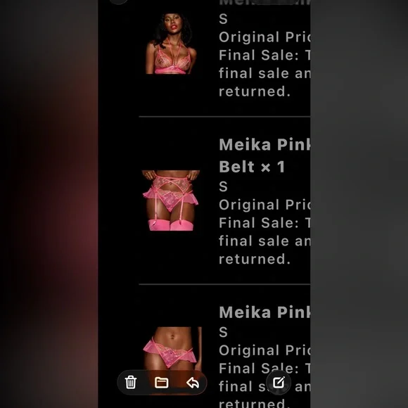 HONEY BIRDETTE MEIKA CANDY PINK NWT SMALL SET! - Picture 6 of 10